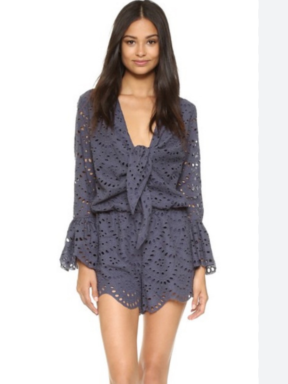 Ministry of style lace eyelet romper